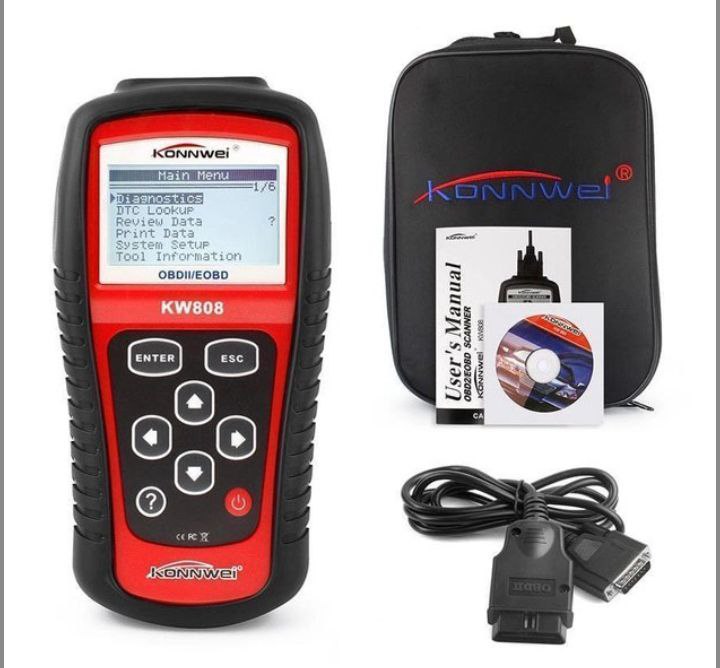 Автосканер OBDII/EOBD Konnvei  KW808